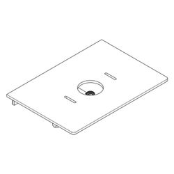 Hansgrohe Xelu Q Konsole 780x550mm, Ausschnitt mittig für Aufsatzwaschtisch ohne Ha... HANSGROHE-54113630 4059625457511 (Abb. 1)