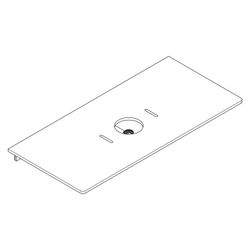 Hansgrohe Xelu Q Konsole 1180x550mm, Ausschnitt mittig für Aufsatzwaschtisch ohne H... HANSGROHE-54115230 4059625457832 (Abb. 1)