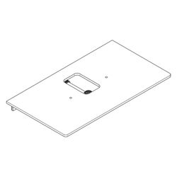Hansgrohe Xelu Q Konsole 980x550mm, Ausschnitt mittig für Aufsatzwaschtisch, Hahnlo... HANSGROHE-54121050 4059625458013 (Abb. 1)