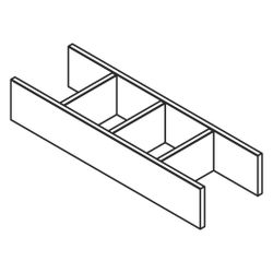 hansgrohe IntraStoris Schubkasteninneneinteilung Modul Xelu Q 115x340mm, Eiche Natu... HANSGROHE-54146230 4059625483688 (Abb. 1)