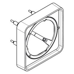 Hansgrohe AXOR ShowerSelect ID Verlängerungsrosette softsquare 22mm, 170x170mm, Pol... HANSGROHE-13643990 4059625560440 (Abb. 1)
