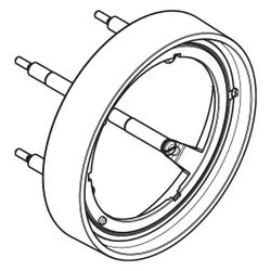 Hansgrohe AXOR ShowerSelect ID Verlängerungsrosette rund 22mm, 170x170mm, Chrom... HANSGROHE-13646000 4059625560280 (Abb. 1)