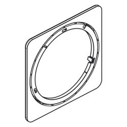 hansgrohe DuoTurn E/Q Adapter für Verlängerungsrosette... HANSGROHE-13628000 4059625464274 (Abb. 1)