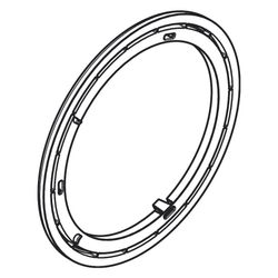 Hansgrohe DuoTurn S Adapter für Verlängerungsrosette, 13631000... HANSGROHE-13631000 4059625464267 (Abb. 1)