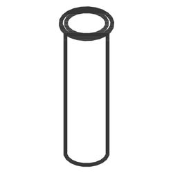 Hansgrohe Rohr gerade 300mm DN 32, Bord, Chrom... HANSGROHE-53428000 4011097124070 (Abb. 1)