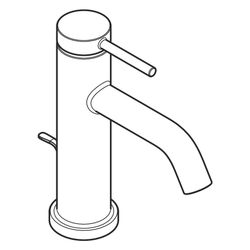hansgrohe Tecturis S Einhebel-Waschtischmischer 80mm 5l/min CoolStart Chrom mit Zug... HANSGROHE-73305000 4059625507056 (Abb. 1)