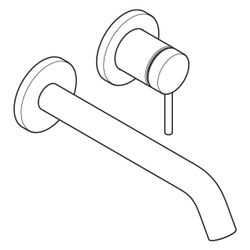 hansgrohe Tecturis S Einhebel-Waschtischmischer Unterputz 4l/min, Mattschwarz für W... HANSGROHE-73351670 4059625470756 (Abb. 1)