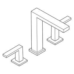 hansgrohe Tecturis E 3-Loch Waschtischarmatur 150mm 4l/min EcoSmart plus Mattweiß m... HANSGROHE-73030700 4059625483404 (Abb. 1)