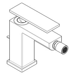hansgrohe Tecturis E Einhebel-Bidetmischer 5l/min mit Zugstangen-Garnitur, Mattschw... HANSGROHE-73200670 4059625474471 (Abb. 1)