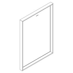 hansgrohe Xarita E Spiegel mit LED-Beleuchtung 500x700x50mm Infrarot Sensor, Mattwe... HANSGROHE-54998700 4059625463703 (Abb. 1)