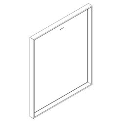 hansgrohe Xarita E Spiegel mit LED-Beleuchtung 600x700x50mm Infrarot Sensor, Mattwe... HANSGROHE-54997700 4059625463710 (Abb. 1)