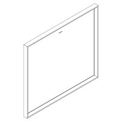 hansgrohe Xarita E Spiegel mit LED-Beleuchtung 800x700x50mm Infrarot Sensor, Mattwe... HANSGROHE-54996700 4059625463727 (Abb. 1)