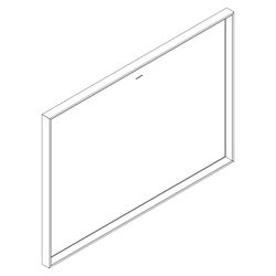 hansgrohe Xarita E Spiegel mit LED-Beleuchtung 1000x700x50mm Infrarot Sensor, Mattw... HANSGROHE-54995700 4059625463734 (Abb. 1)
