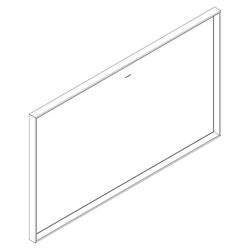 hansgrohe Xarita E Spiegel mit LED-Beleuchtung 1200x700x50mm Infrarot Sensor, Mattw... HANSGROHE-54994700 4059625463741 (Abb. 1)