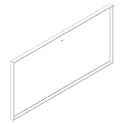 hansgrohe Xarita E Spiegel mit LED-Beleuchtung 1400x700x50mm Infrarot Sensor, Mattw... HANSGROHE-54993700 4059625463758 (Abb. 1)