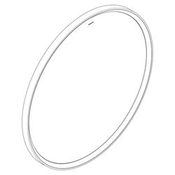 hansgrohe Xarita S Spiegel mit LED-Beleuchtung 900x900x50mm Infrarot Sensor, Mattwe... HANSGROHE-54990700 4059625463789 (Abb. 1)