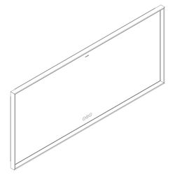 Hansgrohe Xarita E Spiegel, LED-Beleuchtung 1600x700x50mm, kapazitiver Berührungsse... HANSGROHE-54983700 4059625463857 (Abb. 1)