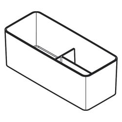 hansgrohe IntraStoris Box groß Basis Set 90x220mm, Mattschwarz... HANSGROHE-54226670 4059625483787 (Abb. 1)