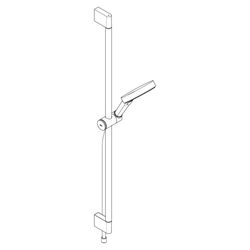 hansgrohe Rainfinity Brauseset 130mm 3jet Chrom mit Brausestange S Puro 900mm 14l/m... HANSGROHE-28743000 4059625488980 (Abb. 1)