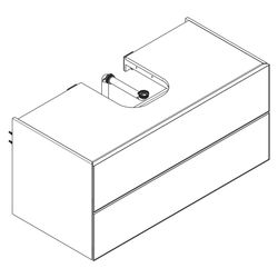 Hansgrohe Xevolos E Waschtischunterschrank Sandbeige Matt 1180x550mm, 2 SK für Kons... HANSGROHE-54194660 4059625634370 (Abb. 1)