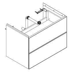 Hansgrohe Xevolos E Waschtischunterschrank Sandbeige Matt 780x475mm, 2 SK für Wasch... HANSGROHE-54179660 4059625634233 (Abb. 1)
