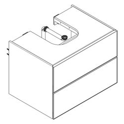 Hansgrohe Xevolos E Waschtischunterschrank Sandbeige Matt 780x550mm, 2 SK für Konso... HANSGROHE-54188660 4059625634295 (Abb. 1)