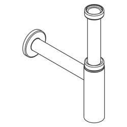 hansgrohe Designsiphon Flowstar S, Chrom... HANSGROHE-52105000 4011097440804 (Abb. 1)