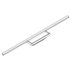 hansgrohe RainDrain Minimalistic Fertigset Duschrinne 900mm, Duschrinne befliesbar... HANSGROHE-56221000 4059625489512 (Abb. 1)