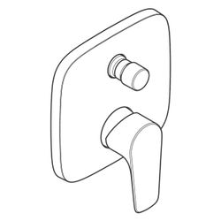 hansgrohe Talis E Einhebel-Wannenmischer Unterputz 29l/min Schwarz/Chrom gebürstet ... HANSGROHE-71745340 4059625232286 (Abb. 1)