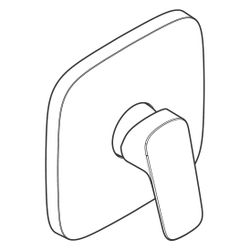 hansgrohe Logis Einhebel-Brausemischer Unterputz 29,3l/min für iBox universal, Chro... HANSGROHE-71605000 4011097737775 (Abb. 1)