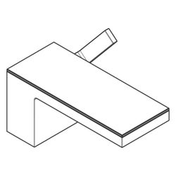 Hansgrohe AXOR MyEdition Einhebel-Waschtischmischer 70mm, 5l/min, Push-Open Ablaufg... HANSGROHE-47010000 4059625161401 (Abb. 1)