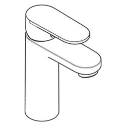 Hansgrohe Vernis Blend Einhebel-Waschtischmischer 100mm, CoolStart ohne Ablaufgarni... HANSGROHE-71524670 4059625836026 (Abb. 1)