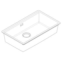Hansgrohe Einbauspüle S53 S530-F700, manueller Garnitur, Steingrau... HANSGROHE-43363290 4059625514429 (Abb. 1)