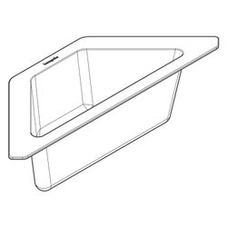 Hansgrohe Eckschale F27, Schwarz... HANSGROHE-40973000 4059625514481 (Abb. 1)