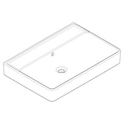 hansgrohe Xanuia Q Aufsatzwaschtisch geschliffen 700x480mm ohne Hahnloch mit Überla... HANSGROHE-60249450 4059625535080 (Abb. 1)