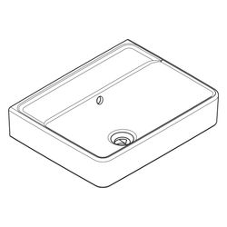 Hansgrohe Xanuia Q Handwaschbecken 500x390mm, ohne Hahnloch mit Überlauf, Weiß... HANSGROHE-60232450 4059625535455 (Abb. 1)