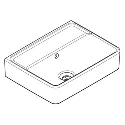 Hansgrohe Xanuia Q Handwaschbecken 450x340mm, ohne Hahnloch mit Überlauf, Weiß... HANSGROHE-60229450 4059625535516 (Abb. 1)
