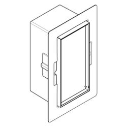 hansgrohe XtraStoris Rock Einbau Abfalleimer, Mattschwarz mit befliesbarer Tür 300x... HANSGROHE-56063670 4059625489369 (Abb. 1)