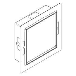 hansgrohe XtraStoris Rock Einbau Abfalleimer Mattweiß mit befliesbarer Tür 300x300x... HANSGROHE-56089700 4059625489321 (Abb. 1)