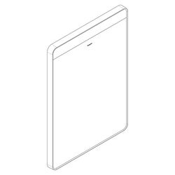 hansgrohe Xarita Lite Q Spiegel Mattweiß, mit horizontaler LED-Beleuchtung 500x700x... HANSGROHE-54969700 4059625535820 (Abb. 1)