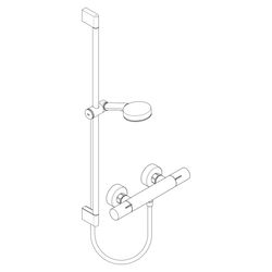 hansgrohe Pulsify Select S Brausesystem 105mm 3jet Relaxation EcoSmart, Mattschwarz... HANSGROHE-24261670 4059625536742 (Abb. 1)