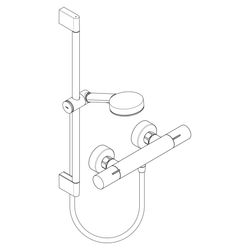 hansgrohe Pulsify Select S Brausesystem 105mm 3jet Relaxation EcoSmart, Mattschwarz... HANSGROHE-24262670 4059625536728 (Abb. 1)