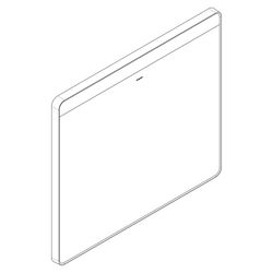 Hansgrohe Xarita Lite Q Spiegel, horizontaler LED-Beleuchtung 800x30mm, für Wandsch... HANSGROHE-54958670 4059625535615 (Abb. 1)