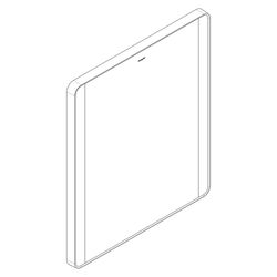 Hansgrohe Xarita Lite Q Spiegel, seitlicher LED-Beleuchtung 600x30mm, für Wandschal... HANSGROHE-54962670 4059625535691 (Abb. 1)