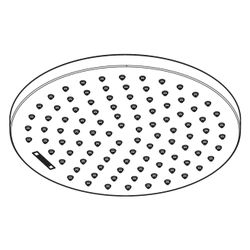 Hansgrohe Vernis Blend Kopfbrause 200mm 1jet 12,4l/min, Chrom... HANSGROHE-26271000 4059625302170 (Abb. 1)