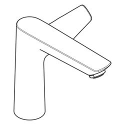 Hansgrohe Talis E Einhebel-Waschtischmischer 150mm, 5l/min, Zugstangen-Ablaufgarnit... HANSGROHE-71754000 4011097782355 (Abb. 1)