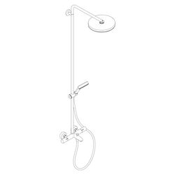 hansgrohe Pulsify S Puro Showerpipe 260mm 1jet 18,9l/min Graphit EcoSmart mit Wanne... HANSGROHE-24232000 4059625552001 (Abb. 1)