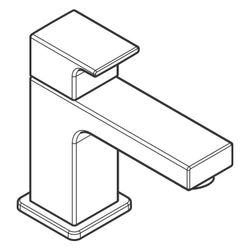 hansgrohe Vernis Shape Standventil 70mm, Chrom mit Hebelgriff für Kaltwasser oder v... HANSGROHE-71592000 4059625325568 (Abb. 1)