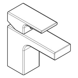 hansgrohe Vernis Shape Einhebel-Waschtischmischer 70mm 5l/min Chrom mit isolierter ... HANSGROHE-71560000 4059625321454 (Abb. 1)