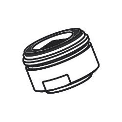Hansgrohe QuickClean Luftsprudler M24x1 Edelstahl Optic, für Küchenmischer ohne Dur... HANSGROHE-13913800 4011097700168 (Abb. 1)